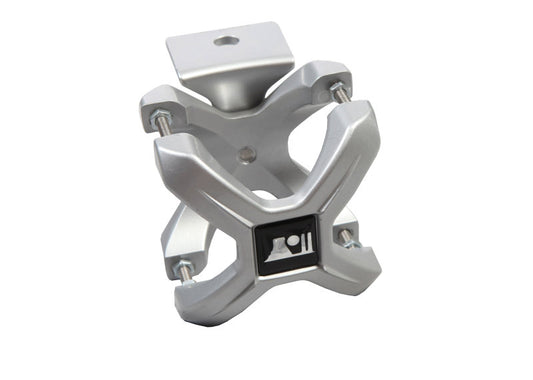 Rugged Ridge 2.25-3in Silver X-Clamp - 3 Pieces