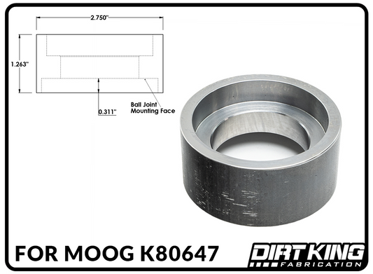 Dirt King Lower Arm Ball Joint Cups | DK-701969