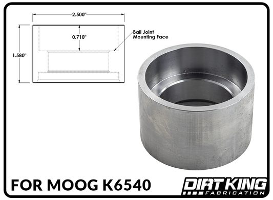 Dirt King Upper Arm Ball Joint Cups | DK-631968